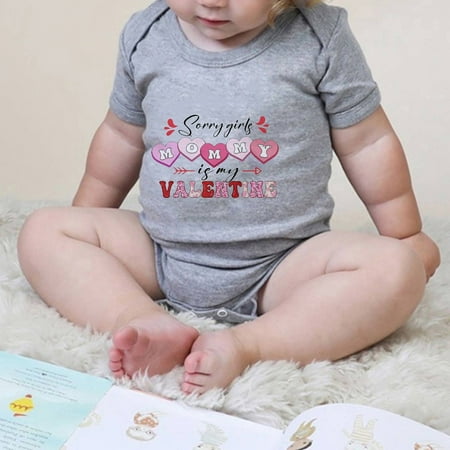 QIPOPIQ Clearance Baby Girl Clothes Infant Summer Toddler Boys Mother s Day Print Short Sleeve Onesie Bodysuit
QIPOPIQ Clearance Baby Girl Clothes Infant Summer Toddler Boys Mother s Day Print Short Sleeve Onesie Bodysuit