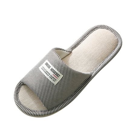 Pgeraug womens slippers Slippers For Womens Men Linen Shoes Women Household Slippers Indoor Floor Shoes mens slippers Gray 40-41
Pgeraug womens slippers Slippers For Womens Men Linen Shoes Women Household Slippers Indoor Floor Shoes mens slippers Gray 40-41