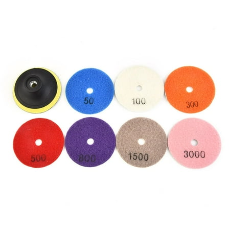 BCLONG Diamond Polishing Pads 3 Inch Wet/Dry 8 Piece Set Granite Stone Concrete Marble
BCLONG Diamond Polishing Pads 3 Inch Wet/Dry 8 Piece Set Granite Stone Concrete Marble