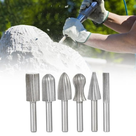 Tebru Rotating Drilling File Bits Rotate Grinding File 6pcs Rotate Engraving Knife Stone Metal
Tebru Rotating Drilling File Bits Rotate Grinding File 6pcs Rotate Engraving Knife Stone Metal