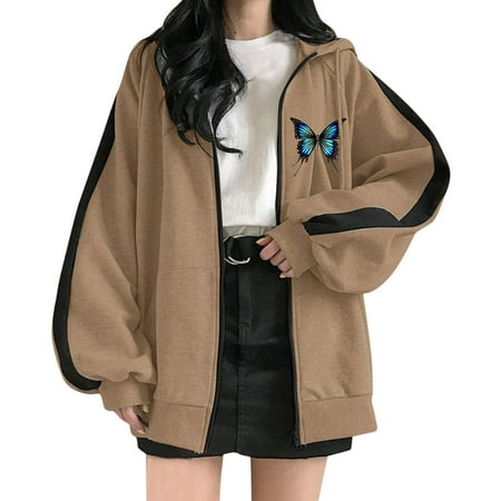 KmaiSchai Fleece Lined Hoodie Women Ladies Autumn Winter Casual Loose Fleece Hooded Zippered Long Sleeve Love Printed Jacket Coat Fleece Scrub Sweater Women Zip Up Fleece Jacket
KmaiSchai Fleece Lined Hoodie Women Ladies Autumn Winter Casual Loose Fleece Hooded Zippered Long Sleeve Love Printed Jacket Coat Fleece Scrub Sweater Women Zip Up Fleece Jacket