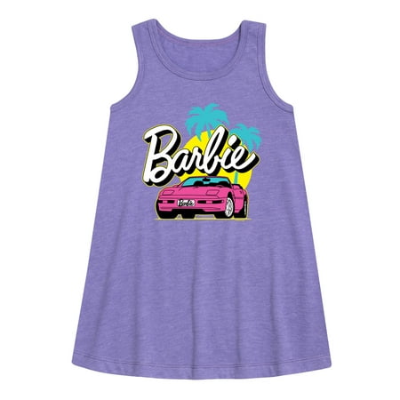Barbie - Classic Retro Malibu - Pink Convertible - Toddler and Youth Girls A-line Dress
Barbie - Classic Retro Malibu - Pink Convertible - Toddler and Youth Girls A-line Dress