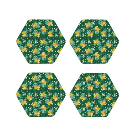 Kdxio Tropical Fruit Funny Coasters 4 Pcs Leather Coasters Housewarming Gifts Protect Furniture from Water Marks Scratch and Damage
Kdxio Tropical Fruit Funny Coasters 4 Pcs Leather Coasters Housewarming Gifts Protect Furniture from Water Marks Scratch and Damage