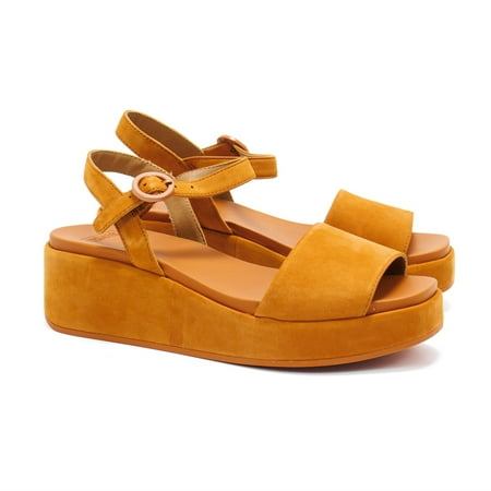 Camper Women s Misia Platform Sandals Brown 8.5 M US