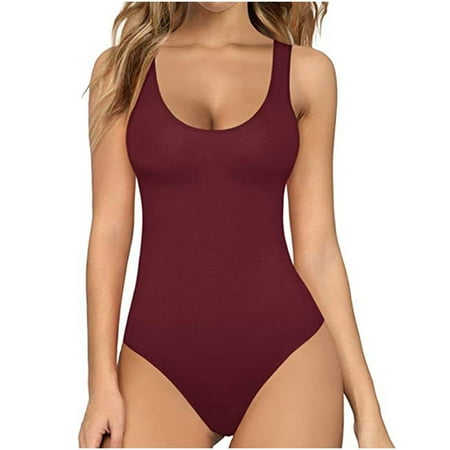 Idoravan Yoga Rompers for Women Clearance Fashion One-Piece Sexy Women Round-Neck Sleeveless Solid Shapewear Bodysuit Jumpsuits
Idoravan Yoga Rompers for Women Clearance Fashion One-Piece Sexy Women Round-Neck Sleeveless Solid Shapewear Bodysuit Jumpsuits