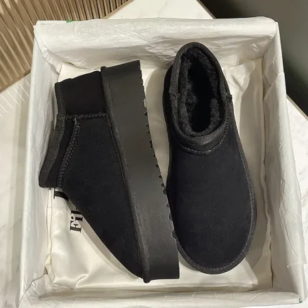 Women‘s Winter Platform Snow Boots Warm Faux Fur Lined Snow Boots Fashion Slip On Short Boots Women‘s Footwear
Women‘s Winter Platform Snow Boots Warm Faux Fur Lined Snow Boots Fashion Slip On Short Boots Women‘s Footwear