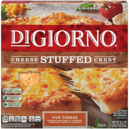 DIGIORNO Cheese Stuffed Crust Five Cheese Frozen Pizza 22.2 oz. Box