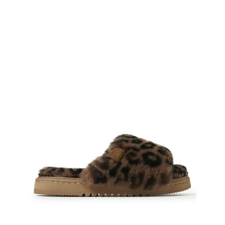 Dearfoams Women s Cairns Genuine Shearling Slide Slippers