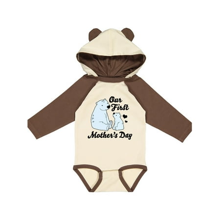 Inktastic Our First Mothers Day with Polar Bears Gift Baby Boy or Baby Girl Long Sleeve Bodysuit 
Inktastic Our First Mothers Day with Polar Bears Gift Baby Boy or Baby Girl Long Sleeve Bodysuit