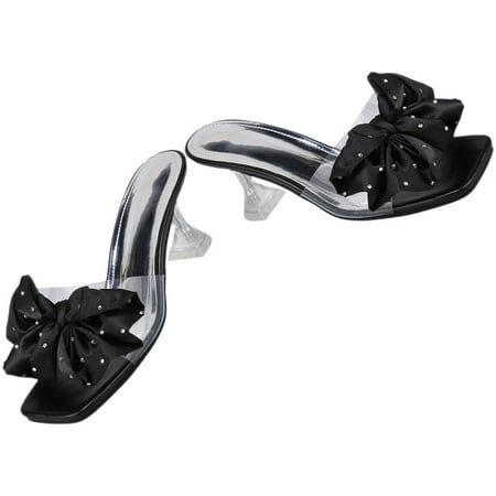 Black Sandals Good Gifts Bow Heels Mules Heels Bow Slippers Statement Heels Women s
Black Sandals Good Gifts Bow Heels Mules Heels Bow Slippers Statement Heels Women s