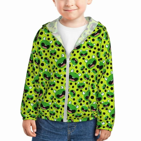 Rash Guard for Boys Girls - Frogs Lightweight Long Sleeve Sun Protection Jacket Hooded Cooling Swim Shirt with Zipper for Toddler Kids Children
Rash Guard for Boys Girls - Frogs Lightweight Long Sleeve Sun Protection Jacket Hooded Cooling Swim Shirt with Zipper for Toddler Kids Children