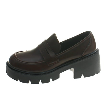 semimay leisure women artificial leather solid color autumn thick sole square heels slip on lazy people round toe shoes
semimay leisure women artificial leather solid color autumn thick sole square heels slip on lazy people round toe shoes