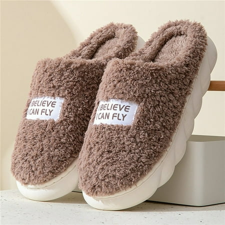 QWZNDZGR Women Men Fluffy Slippers High Heels Slides Slippers Winter Warm Mute Slipper Thick Sole Home Casual Fur Shoes Indoor Outside
QWZNDZGR Women Men Fluffy Slippers High Heels Slides Slippers Winter Warm Mute Slipper Thick Sole Home Casual Fur Shoes Indoor Outside