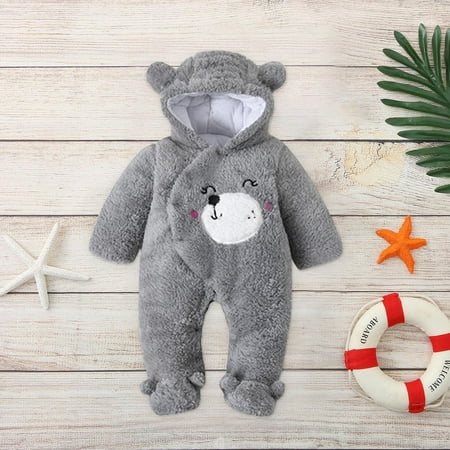 XMMSWDLA Baby Outerwear Baby Boys Girls Thick Keep Warm Clothes Clothest Bear Ears Winter One-Piece Coverall Color Plush Cute
XMMSWDLA Baby Outerwear Baby Boys Girls Thick Keep Warm Clothes Clothest Bear Ears Winter One-Piece Coverall Color Plush Cute