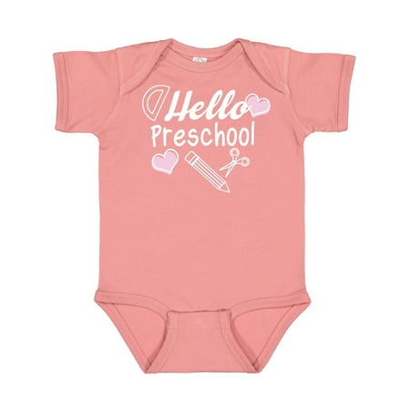 Inktastic Hello Preschool with Hearts and School Supplies Gift Baby Boy or Baby Girl Bodysuit
Inktastic Hello Preschool with Hearts and School Supplies Gift Baby Boy or Baby Girl Bodysuit