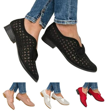 Cathalem Shoes for Women Casual Fall Womens Shoes Ethnic Style Small Leather Shoes Hollow Breathable Retro Loafers Single Shoes Shoes Red 7
Cathalem Shoes for Women Casual Fall Womens Shoes Ethnic Style Small Leather Shoes Hollow Breathable Retro Loafers Single Shoes Shoes Red 7