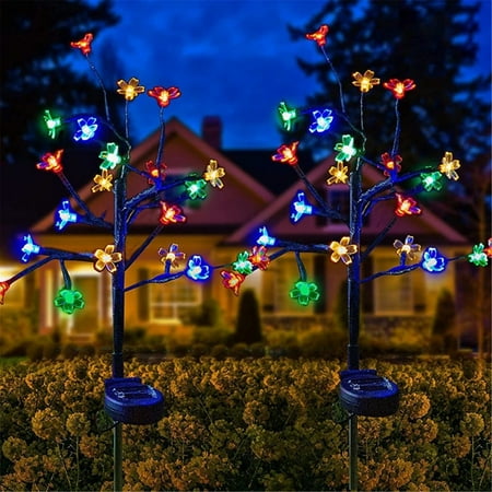 Solar Flower Light LED Outdoor Courtyard Light with Two Modes Of Flower Light 2pc
Solar Flower Light LED Outdoor Courtyard Light with Two Modes Of Flower Light 2pc