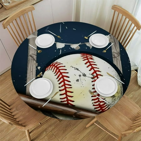 Autua Baseball Round Table Cover Stain Resistant Washable Indoor Outdoor Tablecloth Kitchen Dining Wedding Parties 100% Polyester Fiber 42 -46
Autua Baseball Round Table Cover Stain Resistant Washable Indoor Outdoor Tablecloth Kitchen Dining Wedding Parties 100% Polyester Fiber 42 -46