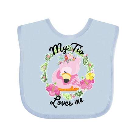 Inktastic Baby Flamingo My Tio Loves Me with Flower Wreath Gift Baby Boy or Baby Girl Bib
Inktastic Baby Flamingo My Tio Loves Me with Flower Wreath Gift Baby Boy or Baby Girl Bib