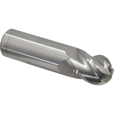 Accupro 3/4 Diam 1 LOC 4 Flute Solid Carbide Ball End Mill
Accupro 3/4 Diam 1 LOC 4 Flute Solid Carbide Ball End Mill