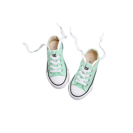 Fangasis Unisex Walking Shoe Lace Up Flats Canvas Skate Shoes Womens Mens Casual Sneaker Travel Breathable Comfort Sneakers Light Green 7C
Fangasis Unisex Walking Shoe Lace Up Flats Canvas Skate Shoes Womens Mens Casual Sneaker Travel Breathable Comfort Sneakers Light Green 7C