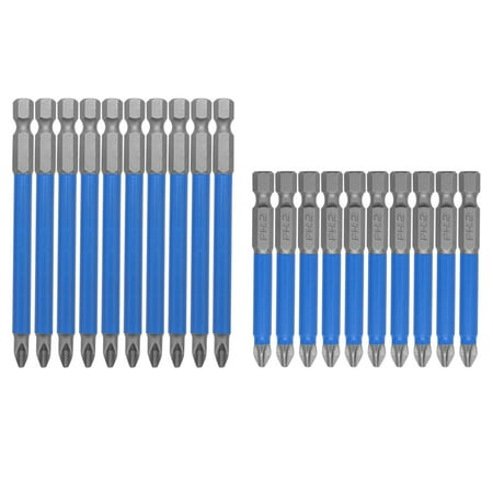 20Pcs Magnetic PH2 Screwdriver Bits Set Non-Slip Head Electric Screwdriver Bits Set 1/4 Inch Hex 90mm 65mm
20Pcs Magnetic PH2 Screwdriver Bits Set Non-Slip Head Electric Screwdriver Bits Set 1/4 Inch Hex 90mm 65mm