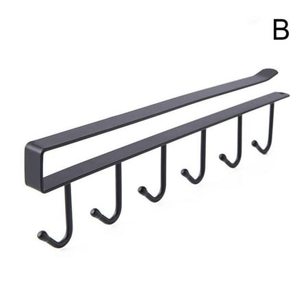 Under-cabinet Hanger Rack (6 Hooks) Iron Art Coat Hanger Kitchen Cupboard Shelf U5Z2
Under-cabinet Hanger Rack (6 Hooks) Iron Art Coat Hanger Kitchen Cupboard Shelf U5Z2