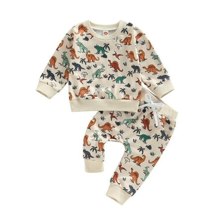 sdghg Autumn Toddler Kids Baby Boys Clothes Sets Cartoon Dinosaur Print Long Sleeve Sweatshirts+Drawstring Long Pants Sport Outfits
sdghg Autumn Toddler Kids Baby Boys Clothes Sets Cartoon Dinosaur Print Long Sleeve Sweatshirts+Drawstring Long Pants Sport Outfits