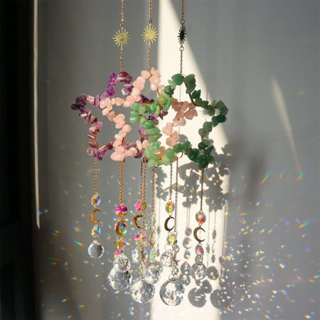 Hadanceo Decorative Suncatcher Pendant Sparkling Novelty Rainbow Maker Hanging Wind Chime Home Decor
Hadanceo Decorative Suncatcher Pendant Sparkling Novelty Rainbow Maker Hanging Wind Chime Home Decor