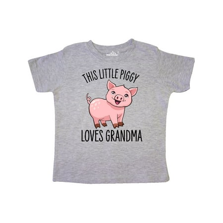 Inktastic This Little Piggy Loves Grandma- cute Gift Toddler Boy or Toddler Girl T-Shirt
Inktastic This Little Piggy Loves Grandma- cute Gift Toddler Boy or Toddler Girl T-Shirt