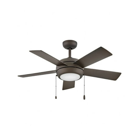 

42 inch 5 Blade Ceiling Fan with Light Kit-Metallic Matte Bronze Finish Bailey Street Home 81-Bel-4543955