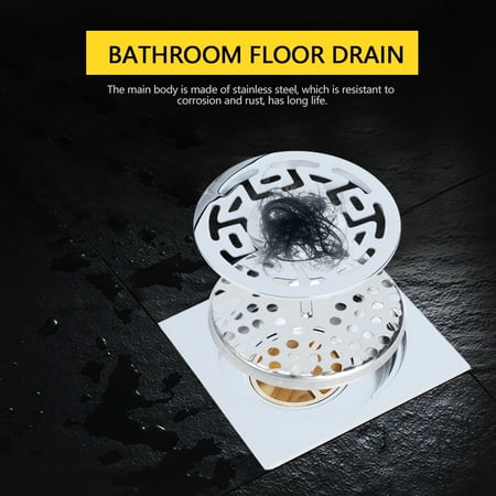 ESTINK Bathroom Accessories Dual Use Floor Drain Stainless Steel Bathroom Kitchen Washing Machine Dual Use Floor Drain Anti-Odor Anti-Insect
ESTINK Bathroom Accessories Dual Use Floor Drain Stainless Steel Bathroom Kitchen Washing Machine Dual Use Floor Drain Anti-Odor Anti-Insect