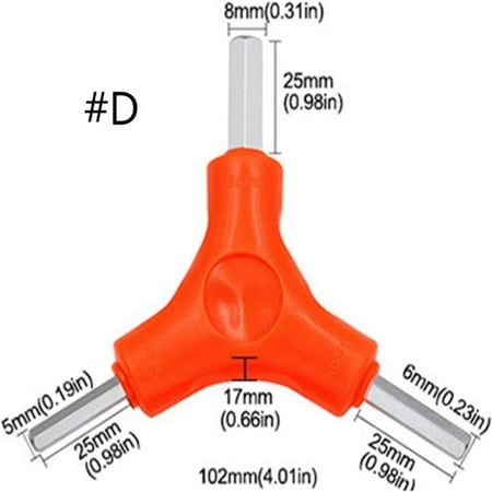 Comfortable durable and versatile Trigeminal Key Kit with Reliable Ergonomic Grip Handle - Y-Type Combination Hexagonal Wrench for Handy Maintenance Tools - Durable Hex Key Set (2.5/3/4
Comfortable durable and versatile Trigeminal Key Kit with Reliable Ergonomic Grip Handle - Y-Type Combination Hexagonal Wrench for Handy Maintenance Tools - Durable Hex Key Set (2.5/3/4