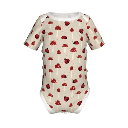 Adobk Ladybug With Mushroom Print Baby Climbing Clothes Jumpsuit Rompers Classic Rompers Child Short sleeve Bodysuits-6 Months
Adobk Ladybug With Mushroom Print Baby Climbing Clothes Jumpsuit Rompers Classic Rompers Child Short sleeve Bodysuits-6 Months