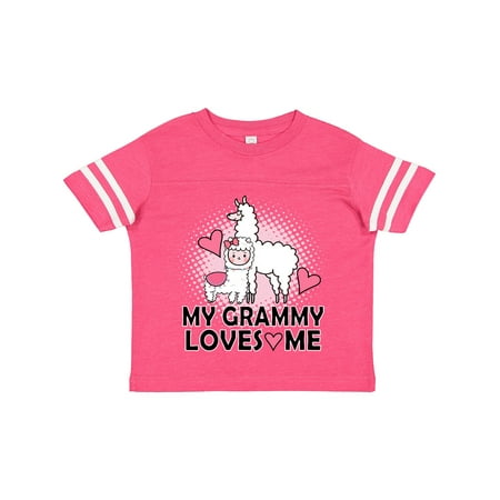 Inktastic Grammy Loves Me Llama Gift Toddler Toddler Girl T-Shirt