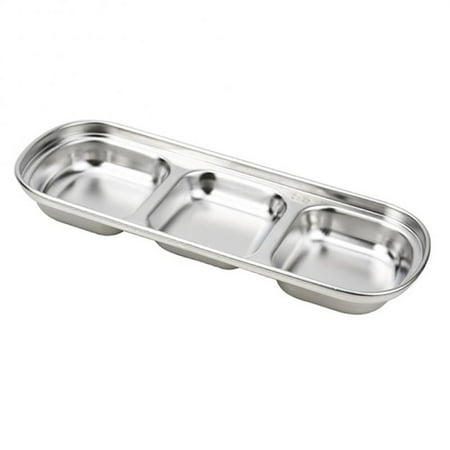 Spice Small Dish Gravy Boats Rectangle Serving Tray Sauce Dish Stainless Steel Spice Plates SILVER THREE GRIDS
Spice Small Dish Gravy Boats Rectangle Serving Tray Sauce Dish Stainless Steel Spice Plates SILVER THREE GRIDS