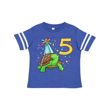 Inktastic 5th Birthday Cute Turtle in Party Hat with Confetti Gift Toddler Boy or Toddler Girl T-Shirt
Inktastic 5th Birthday Cute Turtle in Party Hat with Confetti Gift Toddler Boy or Toddler Girl T-Shirt