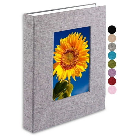 Photo Album 8x10 - 204 Photos for 8x10 Photo Album Clear Pages Linen Cover with Front Window Phot
Photo Album 8x10 - 204 Photos for 8x10 Photo Album Clear Pages Linen Cover with Front Window Phot