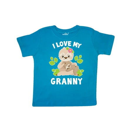 Inktastic Cute Sloth I Love My Granny with Green Leaves Gift Toddler Boy or Toddler Girl T-Shirt
Inktastic Cute Sloth I Love My Granny with Green Leaves Gift Toddler Boy or Toddler Girl T-Shirt