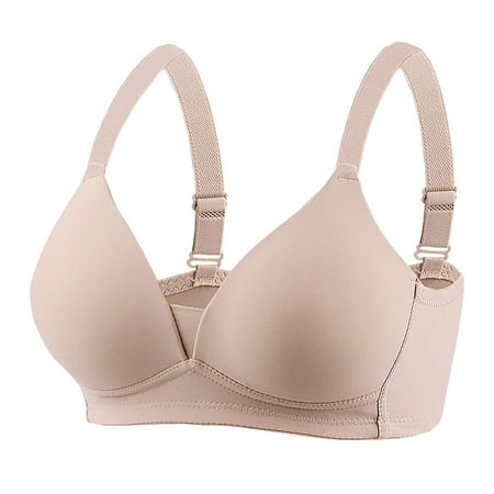 KaLI_store Sports Bras for Women Womens Sports Bra Wirefree Seamless Padded Racerback Yoga Bra Beige 36
KaLI_store Sports Bras for Women Womens Sports Bra Wirefree Seamless Padded Racerback Yoga Bra Beige 36