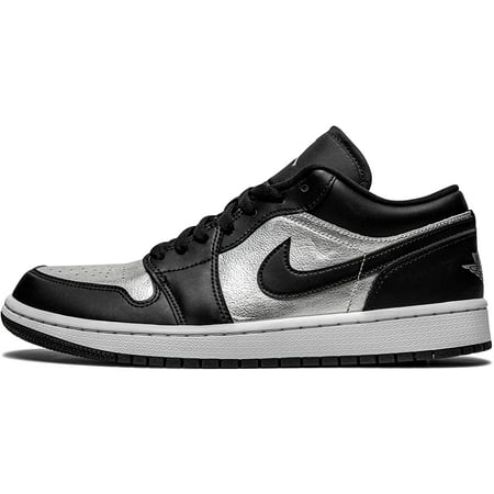 Women's Jordan 1 Low SE Black/Metallic Silver-White (DA5551 001) - 7.5
