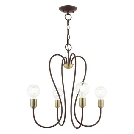 Transitional Four Light Chandelier-Bronze Finish Bailey Street Home 218-Bel-4188640
Transitional Four Light Chandelier-Bronze Finish Bailey Street Home 218-Bel-4188640