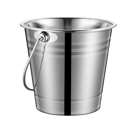 Stainless Steel Champagne Bucket Drink Cooler Ice Cube Container for Wine Champagne Party Supplies Gift with Handle Gift
Stainless Steel Champagne Bucket Drink Cooler Ice Cube Container for Wine Champagne Party Supplies Gift with Handle Gift