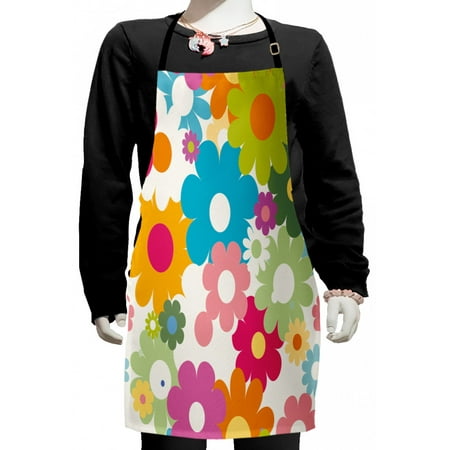 Floral Kids Apron Rainbow Colored Vivid Image Sixties Inspired Blooming Nature Symmetrical Pattern Boys Girls Apron Bib with Adjustable Ties for Cooking Baking Painting Multicolor by Ambesonne
Floral Kids Apron Rainbow Colored Vivid Image Sixties Inspired Blooming Nature Symmetrical Pattern Boys Girls Apron Bib with Adjustable Ties for Cooking Baking Painting Multicolor by Ambesonne