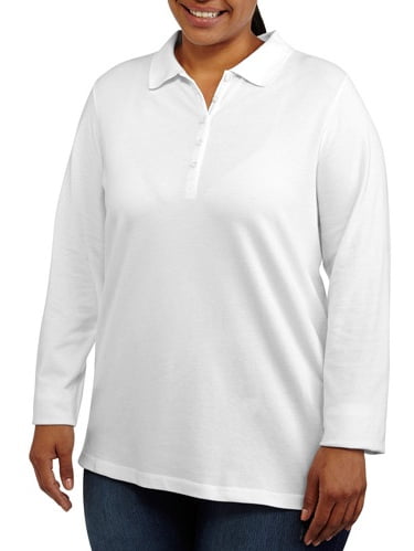 long sleeve polo walmart