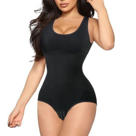 Junlan Body Shaper For Women Waist Trainer Bodysuit Tummy Control Fajas Colombianas Seamless Round Neck Tank Top(Black XS/S)
Junlan Body Shaper For Women Waist Trainer Bodysuit Tummy Control Fajas Colombianas Seamless Round Neck Tank Top(Black XS/S)