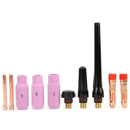 TIG Ceramic Cup Professional WP17 Collet Ceramic 10pcs Copper For TIG Welding Torch 10pcs
TIG Ceramic Cup Professional WP17 Collet Ceramic 10pcs Copper For TIG Welding Torch 10pcs