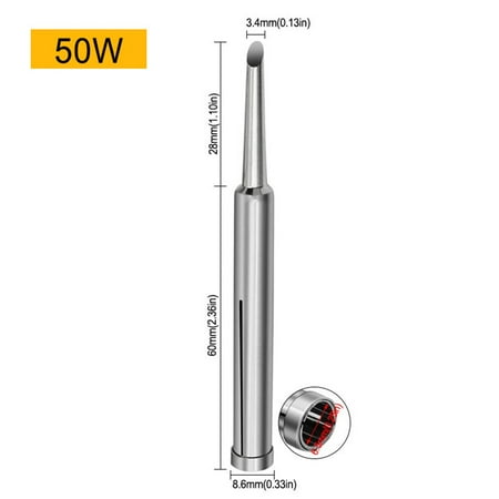 20W 35W 50W Internally Heated Soldering Iron Tip Electric Soldering Iron