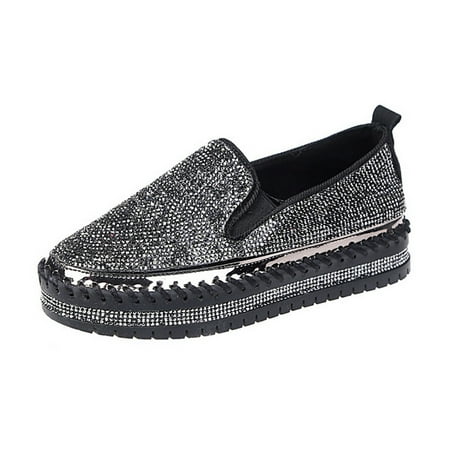 Follure Girl women s casual shoes Diamonds Women Solid Color Casual Lace-Up Sport Shoes Breathable Single Shoes Black 35
Follure Girl women s casual shoes Diamonds Women Solid Color Casual Lace-Up Sport Shoes Breathable Single Shoes Black 35