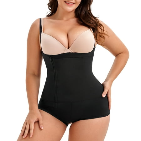 Molutan Shapewear Bodysuit for Women Slim Waist Trainer with Full Body Zipper Latex Body Shaper with Open Bust Corset
Molutan Shapewear Bodysuit for Women Slim Waist Trainer with Full Body Zipper Latex Body Shaper with Open Bust Corset